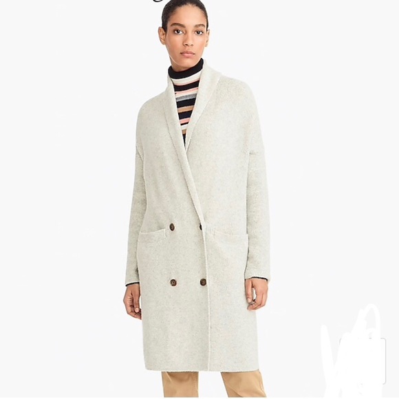 J. Crew Sweaters Nwt J Crew Doublebreasted Cardigan Coat Poshmark